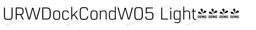 URWDockCondW05 Light字体转换 URWDockCondW05 Light字体转换